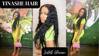 The Best Water Wave Hair Ever!!Tinashe Water Wave 6X6 Wig Install /Review