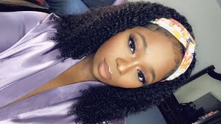 Omg This Headband Wig Mimics Our Natural Hair Texture! Ft April Lace Wigs