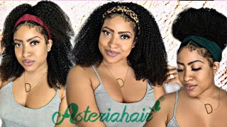 This Is My Hair!! ❤️  Affordable Coily Headband Wig Ft. Asteria Hair