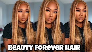 No Glue Needed!! 5X5 Hd Lace Lace Closure Wig | Ft. Beauty Forever Hair