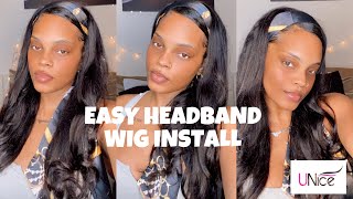 How To Install Headband Wig | Unice Hair