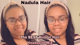 Best Human Hair Headband Wig On Amazon| Nadulahair