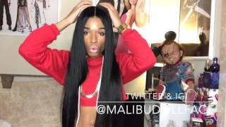 Best Full Lace Wig From Buylacewigs  Brazilian Full Lace Wig 26 Inches Silky Straight