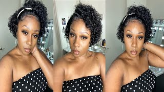 Big Chop  Or Wig? | Deep Curly Pixie Cut 4X4 Closure Wig | Eayon Hair