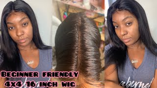Beginner Friendly 4X4 16 Inch Wig Lanqui Hair
