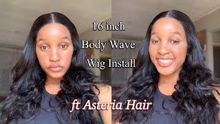 Quick & Easy 5X5 Glueless Closure Wig Install Ft Asteria Hair