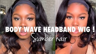Body Wave Headband Wig From Sumber Hair | What A Wowww