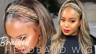 Blonde Braided Headband Wig!Niawigs Wig | Wine N Wigs Wednesday Alwaysameera
