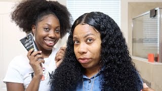 My Daughter Helped Style My Full Lace Wig | Wow Ebony