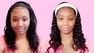 Quick Slay Throw On And Go Body Wave Headband Wig|Aiterina Hair