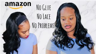 It’S Giving  Body Wave Headband Wig| Amazon