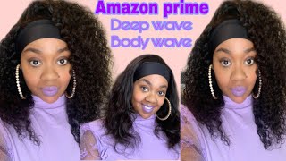 Deep Wave & Body Wave Headband Wig Ft Celiarita & Aiterina Amazon Prime‼️