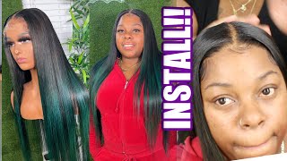 What Lace!? || The Perfect Hd Closure Wig Install || Bold Hold Active || Unice