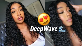 Deep Waves Get Into This 26” 5X5 Lace Closure Wig! - Ft Alipearl