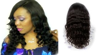 Indian Deep Wavy Full Lace Wig     Evawigs.Com