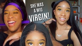 Asteria Hair 6X6 Closure Wig Beginner Friendly| My Cousin, The Wig Virgin!