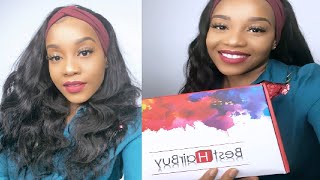 No Lace No Glue! The Best Body Wave Headband Wig! Easy Install | Besthairbuy