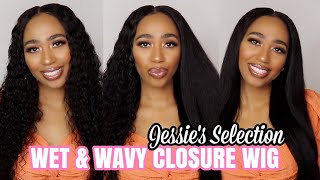 2 In 1 Wig? Straight & Wet M Wavy Melted Hd Crystal Lace Wig! Ft Jessie'S Selection