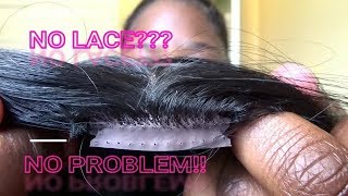 Diy Flat Non-Lace Wig | Remove Ugly Hump |
