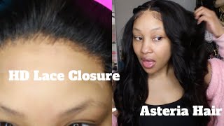 *Detailed* Hd Lace 5X5 Closure Wig Install From Start To Finish | Asteria Hair