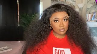 Watch Me Slay This Bomb 28 Inch Hd Lace Deep Wave Wig Ft Alipearl Hair