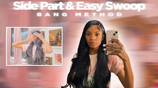 13*6 Hd Body Wave Wig | Side Part & Easy Swoop Bang Method | West Kiss Hair