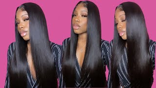 We Love A Sleek Straight 4X4 Closure Wig !  | Vivi Babi Hair | Beginner Friendly