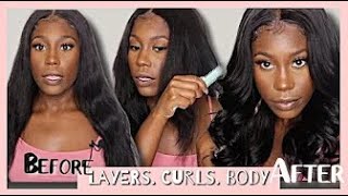 Glueless Body Wave Lace Closure Wig Install Ft. Mslynn Hair