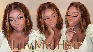 Get This Mix Color Brown Curly Bob Wig | Luvme Hair | Iamsimonec