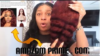 Deep Wave 4X4 Burgandy Red Wig Review | 20” 180 Density | By Caitlyn Store