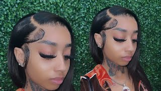 Glue-Less Side Part Lace Frontal Install Ft Wavymyhair