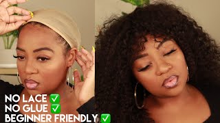 Serving Glam! Chile, This Beginner Friendly, Everyday Wig Is Life! No Lace, Or Glue! | Curls, Curls