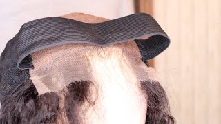 How To Make A Glueless Closure Wig | Elastic Band Method