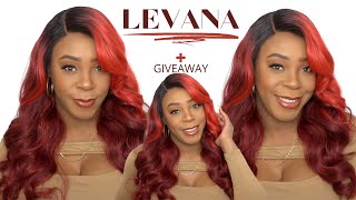 Outre Color Bomb Synthetic Hd Lace Front Wig - Levana +Giveaway --/Wigtypes.Com