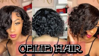 Super Double Drawn Bouncy Curly Hair Loose Wave Wig Install Ft. Celie Hair