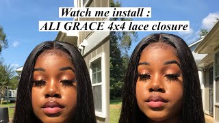Affordable Ali Grace Wig Installation | 4X4 Lace Closure | 26 Inches | 250 Density