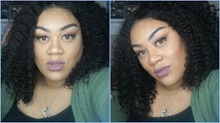 How I Apply My Full Lace Wig | Dyhair777 Mongolian Deep Curly