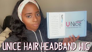 18-Inch Body Wave Headband Wig (Under $100) | Ft. Unice Hair