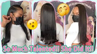 Detailed Voice Tutorial #Elfinhair Review, Bundles Sew In For Natural Hair Extension! Giving!