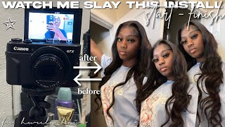Watch Me Slay This Install From Start To Finish | Hurela Hair