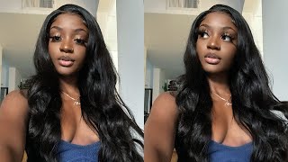 Silky Body Wave Lace Front Wig Glueless Install ! Ft Nadulahair