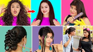 স্মার্ট মেয়েদের জন্যে দুর্দান্ত কিছু Cool Hair Hacks And Ideas | Smart Hair Hacks