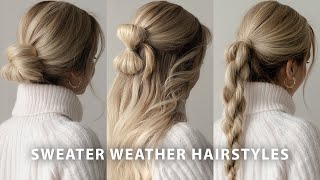 Sweater Weather Hairstyles 2021 ☃️ Easy Hairstyles For Long Hair W/Grow Gorgeous