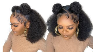 Most Easy Natural Hairstyle You Can Make On Yourself