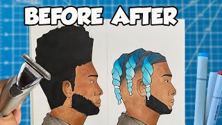 Taking My Characters To The Barbershop- Drawing Hairstyles Part 8