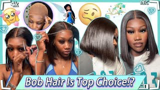 On Budget Lace Frontal Bob Wig | Ultimate Melt Hd Lace | #Ulahair Review