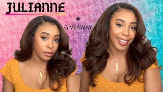 Outre Perfect Hairline Synthetic (13X6 Lace Frontal) Hd Lace Wig- Julianne +Giveaway --/Wigtypes.Com