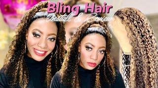 Highlighted Blonde Curly Hair Ft Bling Hair - Review & Install