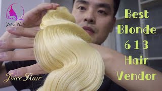 Best 613 Blonde Virgin Hair Vendor, Flawless 613 Color Hair