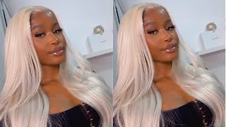 I Went Icy Blonde ❄️ | Start To Finish Wig Install Ft Alipearl Hair